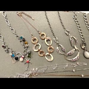9 Piece Bundle of Fashion Jewelry Necklaces